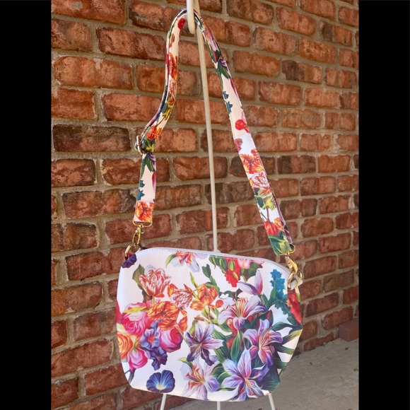 Imoshion 2-Piece Bag-in-Bag Reversible Tote Crossbody Bag Floral Print - Picture 4 of 9